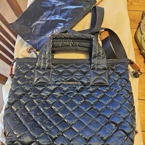 MZ Wallace Navy Quilted Sutton Deluxe